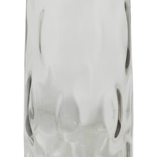 15" Gray Coastal Glass Vase